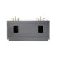 Altair Ivy 72" Double Bathroom Vanity Set in Gray and Carrara White Marble Countertop with Mirror 531072-GR-CA - Image 10