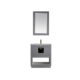 Altair Remi 30" Single Bathroom Vanity Set in Gray and Carrara White Marble Countertop with Mirror  532030-GR-CA - Image 10