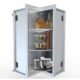Sunstone 12" x 12" Full Height 360 Swivel Door Corner Cabinet with Three Shelves SWC12SLS - Image 4