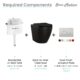 Swiss Madison St. Tropez Back-to-Wall Elongated Toilet Bowl - SM-WT514 - Image 24