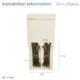 Swiss Madison Classé One-Piece Toilet with Front Flush Handle 1.28 gpf - SM-1T116 - Image 25