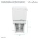 Swiss Madison Classé Two-Piece Elongated Toilet Side Flush 1.28 gpf - SM-2T130 - Image 11