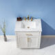 Altair Ivy 30" Single Bathroom Vanity Set in White and Carrara White Marble Countertop with Mirror 531030-WH-CA - Image 10
