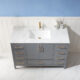 Altair Sutton 48" Single Bathroom Vanity Set in Gray and Carrara White Marble Countertop with Mirror  541048-GR-CA - Image 9