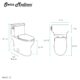 Swiss Madison Classé Two-Piece Elongated Toilet Side Flush 1.28 gpf - SM-2T130 - Image 12