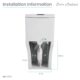 Swiss Madison Burdon One-Piece Elongated Toilet Vortex™ Dual-Flush 1.1/1.6 gpf - SM-1T111 - Image 12