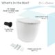 Swiss Madison St. Tropez Back-to-Wall Elongated Toilet Bowl - SM-WT514 - Image 12
