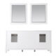 Altair Maribella 72" Double Bathroom Vanity Set in White and Carrara White Marble Countertop with Mirror  535072-WH-CA - Image 12