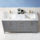 Altair Sutton 60" Double Bathroom Vanity Set in Gray and Carrara White Marble Countertop with Mirror  541060-GR-CA - Image 12