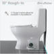 Swiss Madison Ivy One-Piece Elongated Toilet, 10" Rough-In 1.1/1.6 gpf - SM-1T127 - Image 11