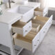 Altair Georgia 48" Single Bathroom Vanity Set in White and Composite Carrara White Stone Top with White Farmhouse Basin with Mirror 537048-WH-AW - Image 12