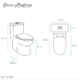 Swiss Madison Classé One-Piece Toilet with Front Flush Handle 1.28 gpf - SM-1T116 - Image 13