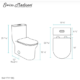 Swiss Madison Burdon One-Piece Elongated Toilet Vortex™ Dual-Flush 1.1/1.6 gpf - SM-1T111 - Image 26