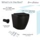 Swiss Madison St. Tropez Back-to-Wall Elongated Toilet Bowl - SM-WT514 - Image 27