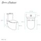 Swiss Madison Calice Two-Piece Elongated Rear Outlet Toilet Dual-Flush 0.8/1.28 gpf - SM-2T120 - Image 13