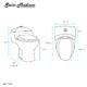Swiss Madison Château One-Piece Elongated Toilet Dual-Flush 1.1/1.6 gpf - SM-1T803 - Image 14