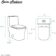 Swiss Madison Concorde One-Piece Square Toilet Dual-Flush 1.1/1.6 gpf - SM-1T106 - Image 29