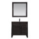 Altair Maribella 36" Single Bathroom Vanity Set in Rust Black and Carrara White Marble Countertop with Mirror 535036-RL-CA - Image 14