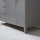 Altair Sutton 72" Double Bathroom Vanity Set in Gray and Carrara White Marble Countertop with Mirror  541072-GR-CA - Image 14