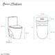 Swiss Madison St. Tropez One-Piece Elongated Toilet Vortex™ Dual-Flush 1.1/1.6 gpf - SM-1T254 - Image 29