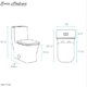 Swiss Madison Concorde One-Piece Square Toilet Dual-Flush 1.1/1.6 gpf - SM-1T106 - Image 15