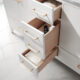 Altair Sutton 60" Double Bathroom Vanity Set in White and Carrara White Marble Countertop with Mirror  541060-WH-CA - Image 15