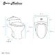 Swiss Madison Château One-Piece Elongated Toilet Dual-Flush 1.1/1.6 gpf - SM-1T803 - Image 29