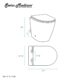 Swiss Madison St. Tropez Back-to-Wall Elongated Toilet Bowl - SM-WT514 - Image 29