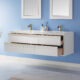 Altair Morgan 60" Double Bathroom Vanity Set in White and Composite Carrara White Stone Countertop with Mirror  534060-WH-AW - Image 16