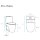 Swiss Madison St. Tropez One-Piece Elongated Toilet Vortex™ Dual-Flush 1.1/1.6 gpf - SM-1T254 - Image 15