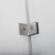 Vinnova Spezia 60" W x 78" H Rectangle Single Sliding Frameless Shower Enclosure in Brushed Nickel 312060+36P-BN - Image 7