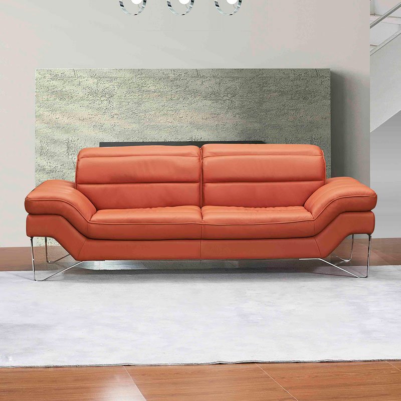 images J&M Furniture Astro Pumpkin Sofa 18062-S - Image 1