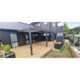 Bon Pergola 10' x 13' Villa Pergola - Motorization & Lighting included, Wall Mount, Dark Grey or White - Image 2