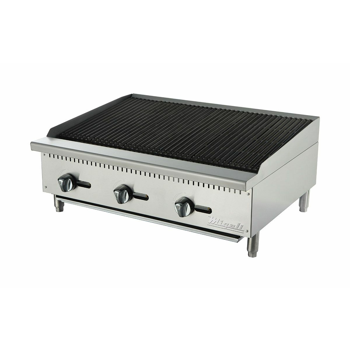 images Migali 36″ Wide Char-Rock Broiler - 105,000 BTU C-CR36 - Image 1