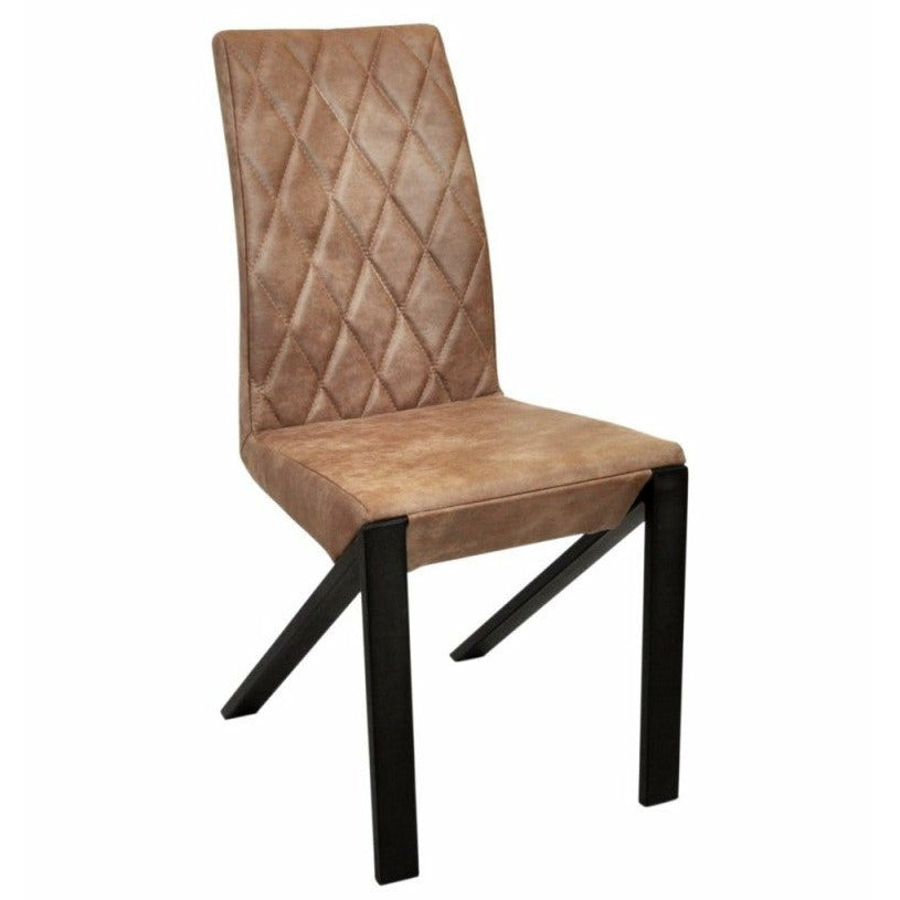 images Maxima House Irvin Leather Chair, Set of 2 VL005 - Image 1