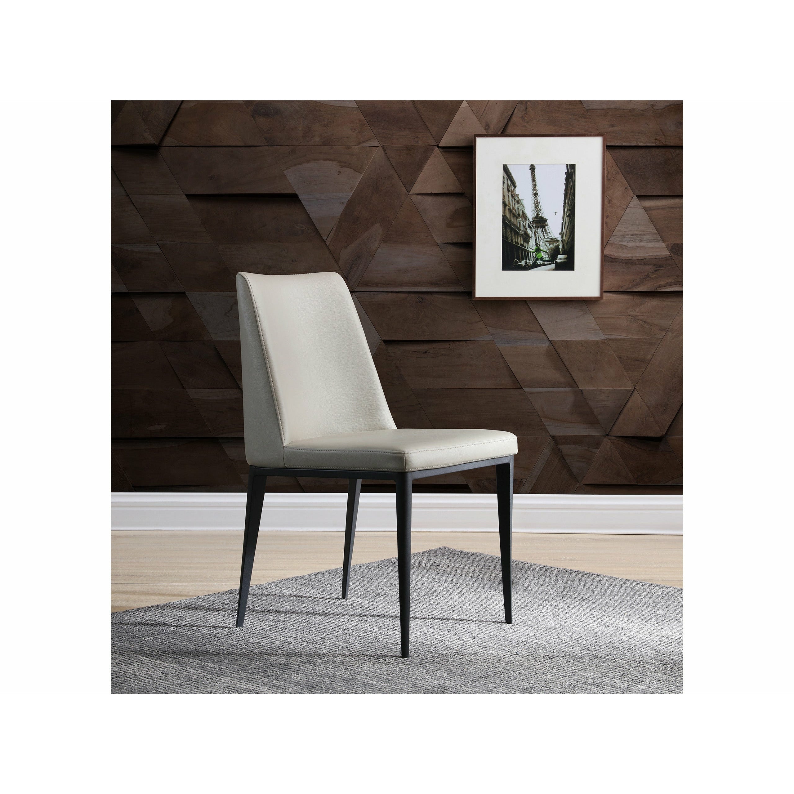 images Whiteline Modern Living - Carrie Dining Chair DC1478-LGRY - Image 1