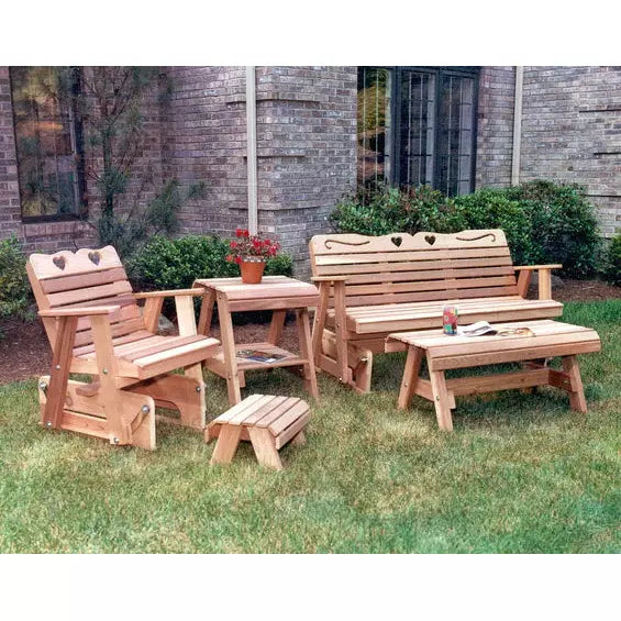 images Creekvine Designs Cedar Country Hearts Glider Collection WF4212CVD - Image 1