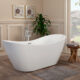 Altair Alana 70" x 32" Freestanding Soaking Acrylic Bathtub 50270-BAT-WH-F