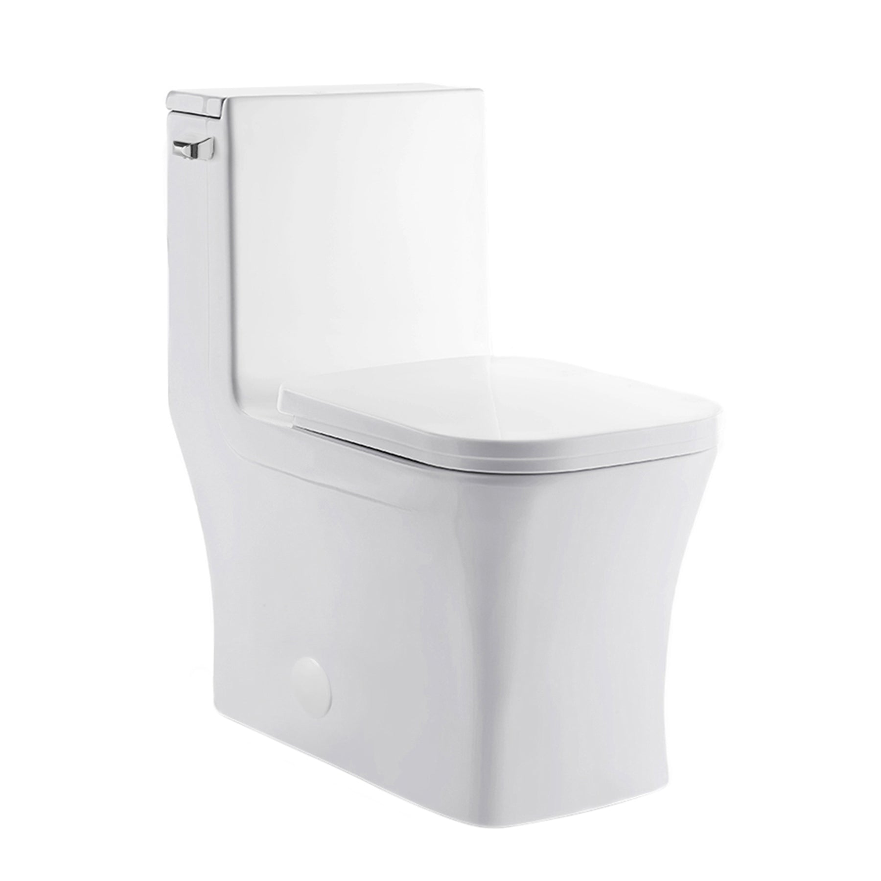 images Swiss Madison Concorde One-Piece Square Toilet Side Flush 1.28 gpf - SM-1T107 - Image 1