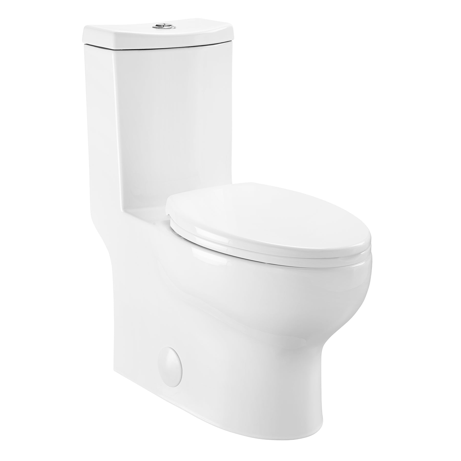 images Swiss Madison Plaisir One-Piece Elongated Toilet Dual-Flush 1.1/1.6 gpf - SM-1T119 - Image 1