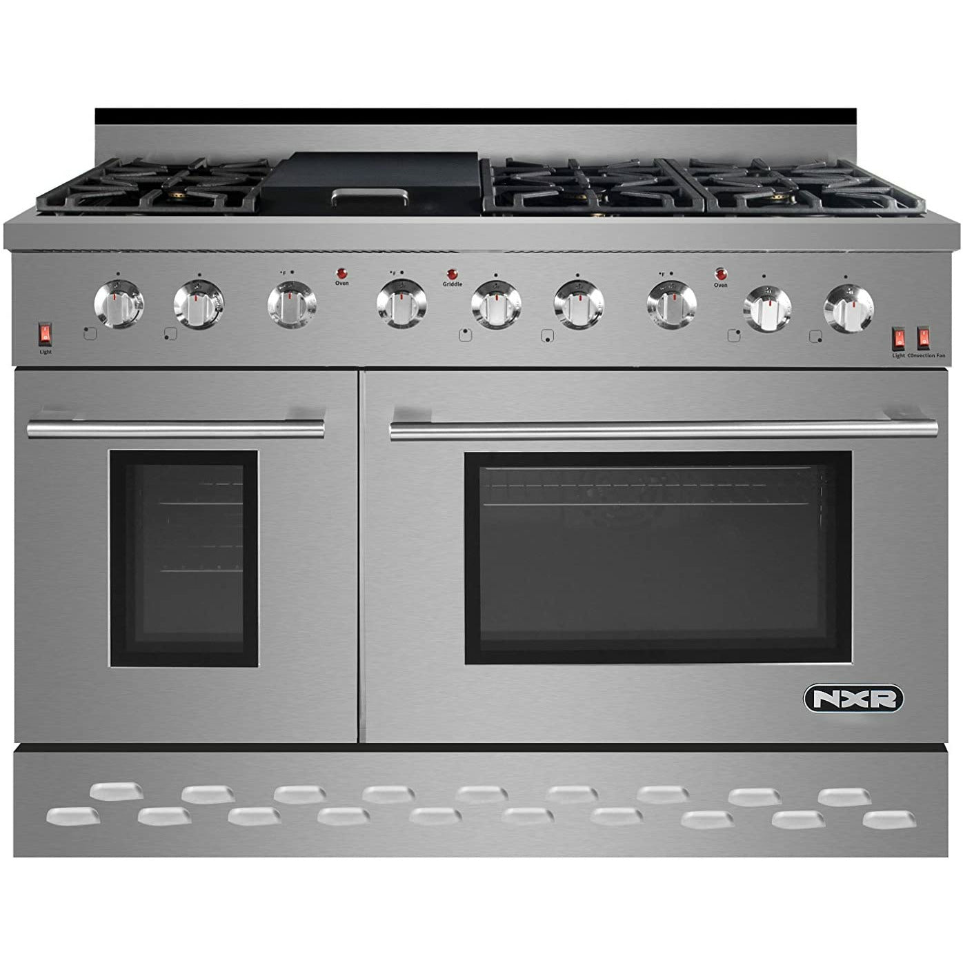 images NXR 48" Stainless Steel Pro-Style Natural Gas Range with 7.2 cu.ft. Convection Oven SC4811 - Image 1