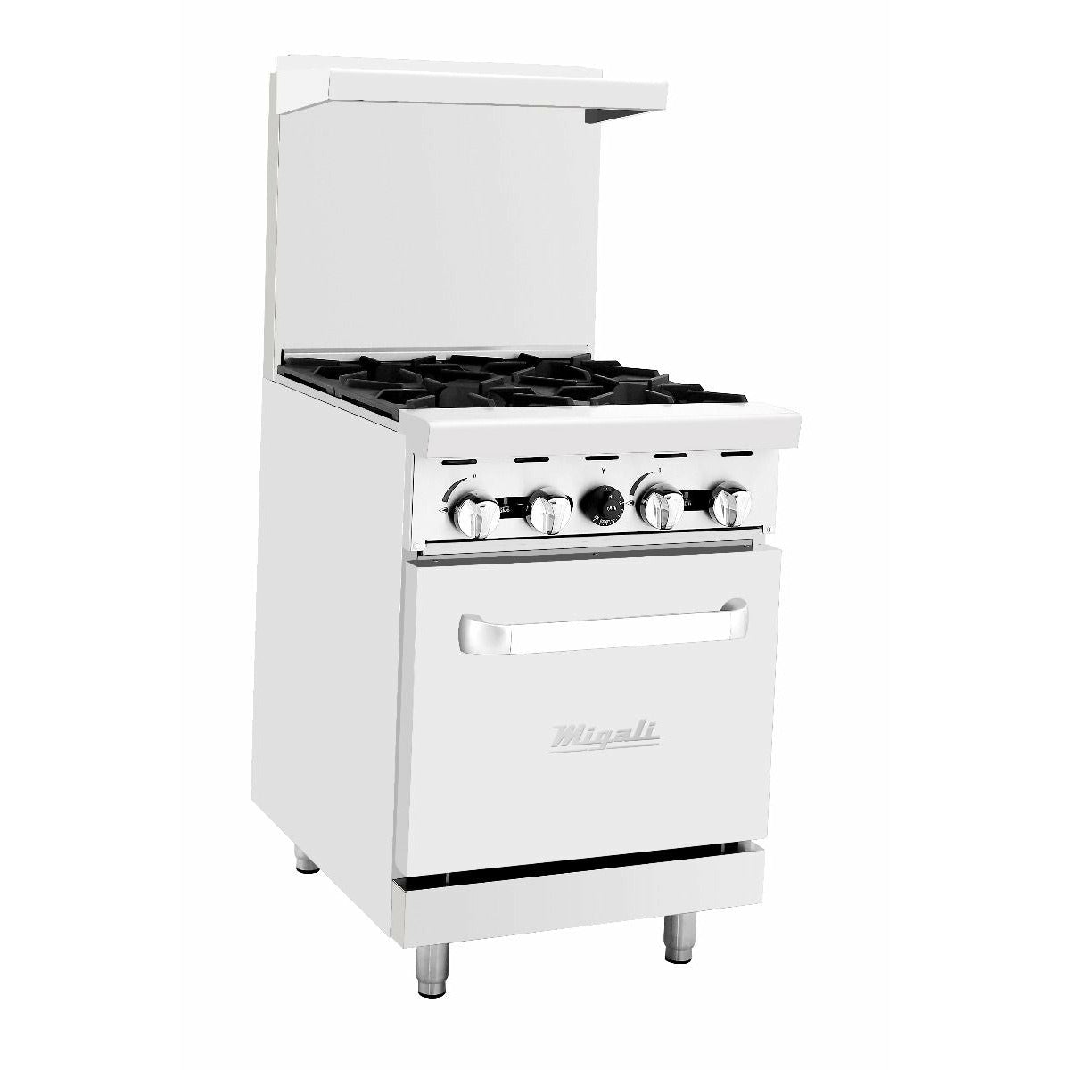 images Migali 4 Burner Range, 1 Oven, Liquid Propane C-RO4-LP - Image 1