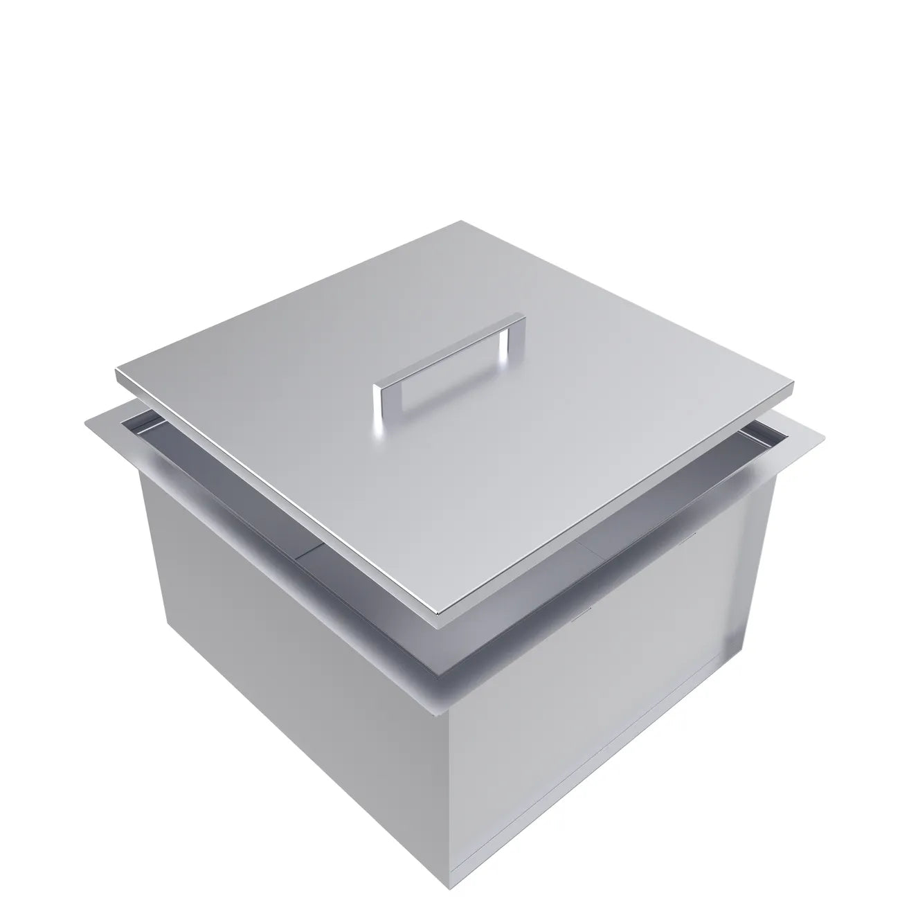 images Sunstone Over/Under 20" x 12" Height Single Basin Sink with Cover B-SK20 - Image 1