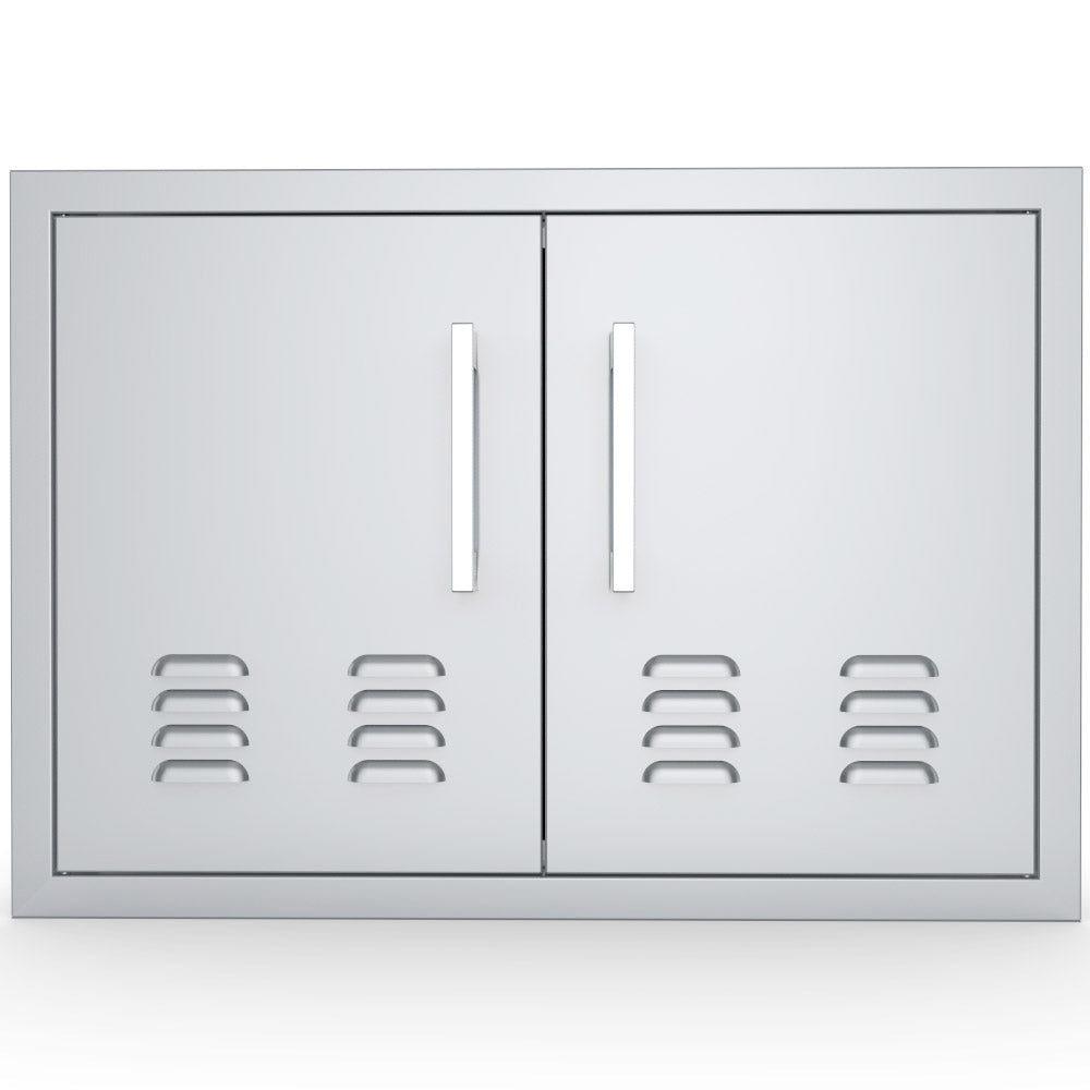 images Sunstone Signature Series 42" Beveled Frame Double Access Door Vented BA-VDD42 - Image 1