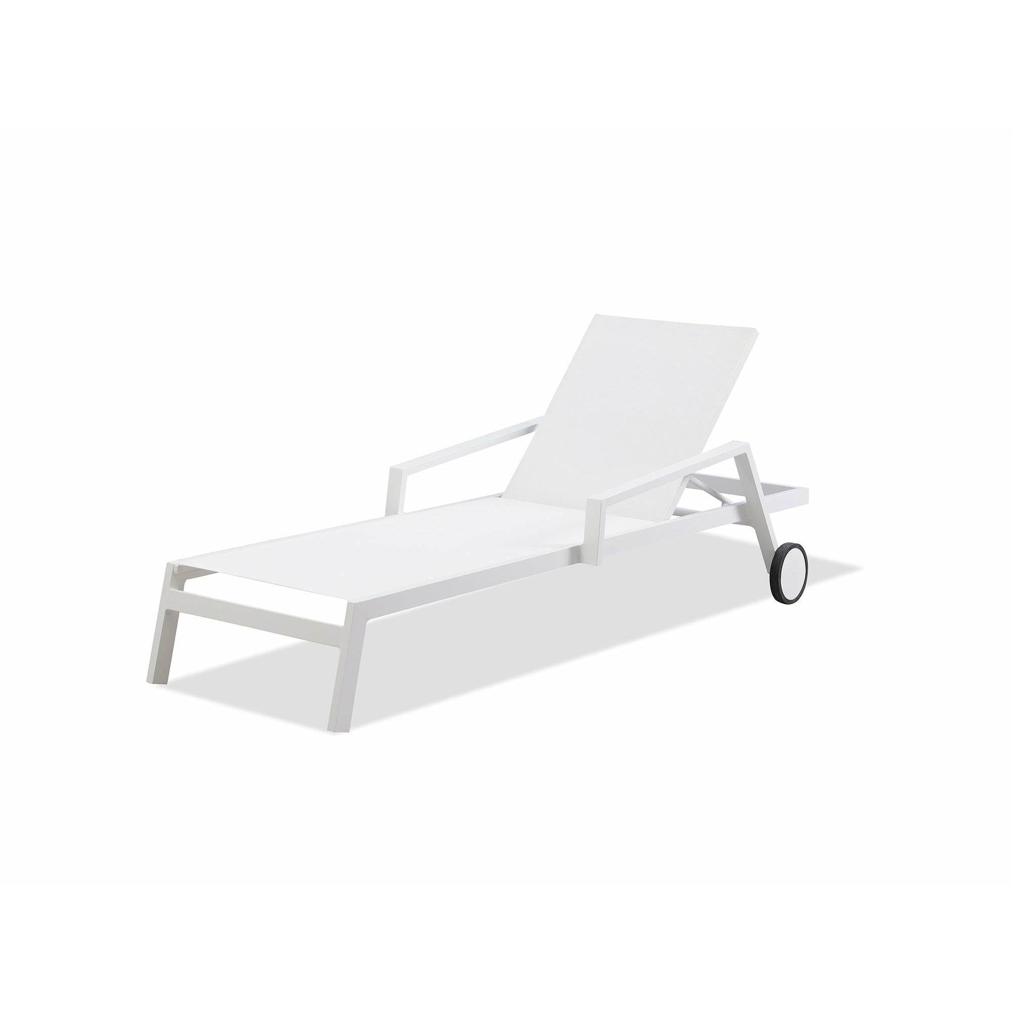 images Whiteline Modern Living - Bondi Outdoor Chaise CL1534-WHT - Image 1