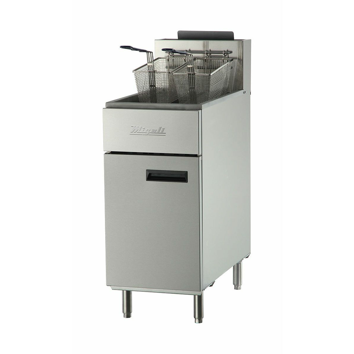 images Migali 40 lb Liquid Propane Fryer - 90,000 BTU C-F40-LP - Image 1