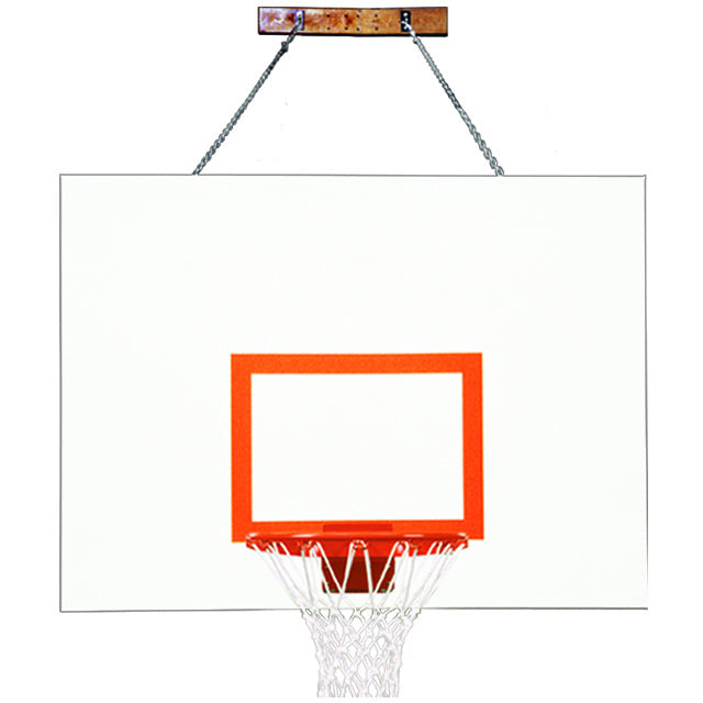 images First Team FoldaMount82 Aggressor Side Folding Wall Mounted Basketball System - Image 1