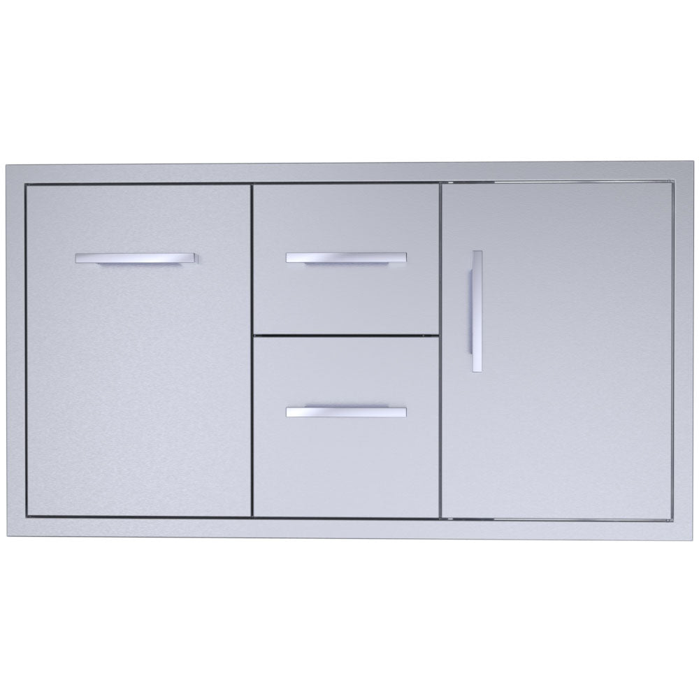 images Sunstone Signature Series 42" Double Drawer Door Combo BA-DDC42 - Image 1