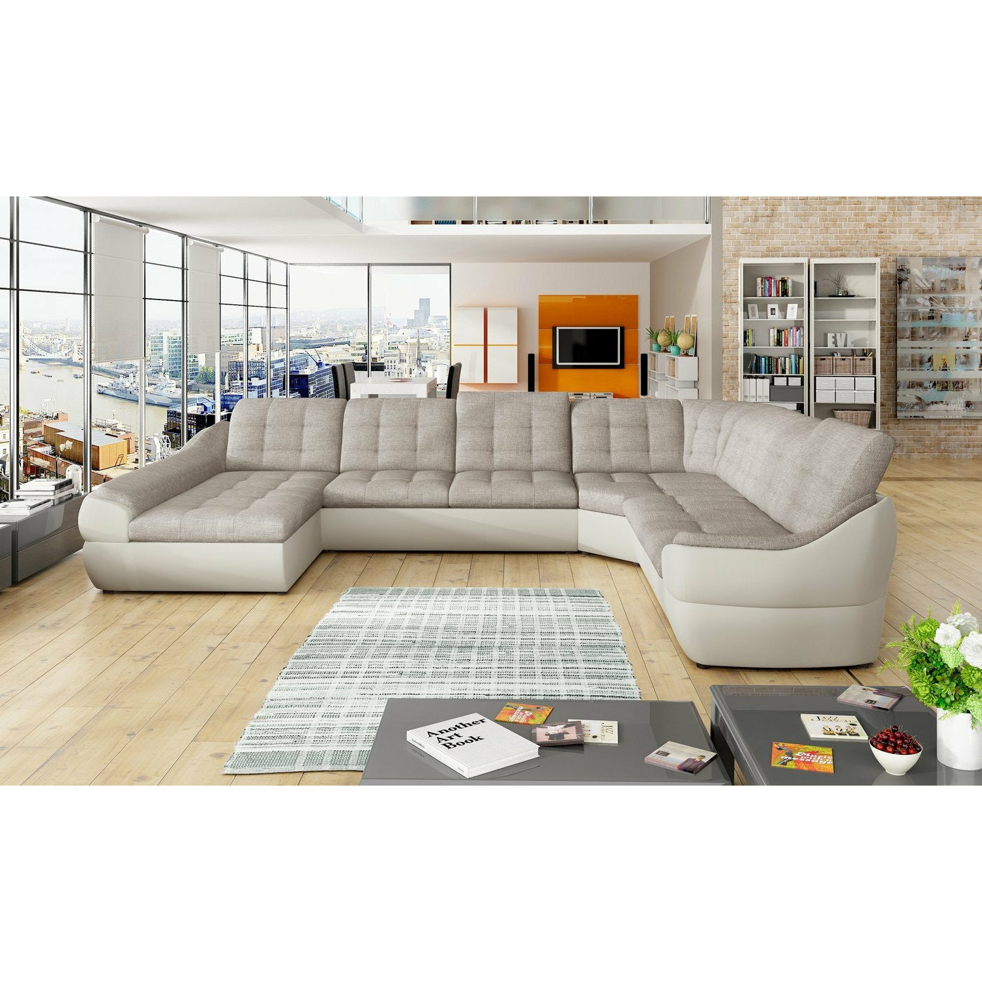 images Maxima House Infinity XL Sectional Sleeper Sofa W0024 - Image 1