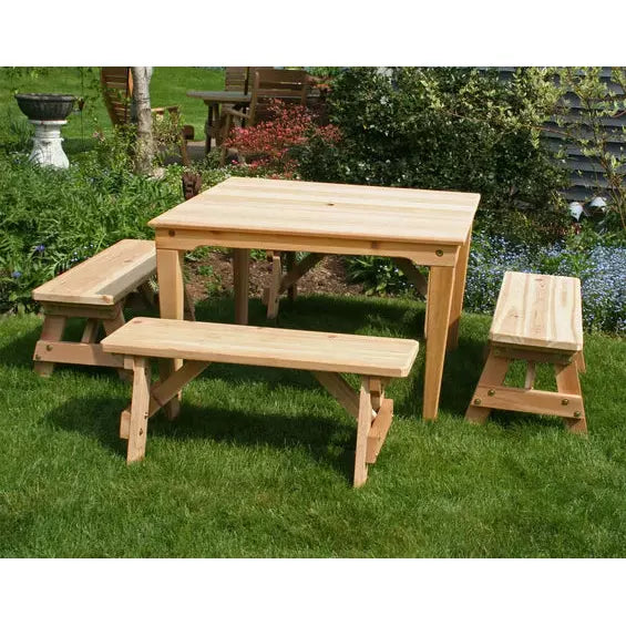 images Creekvine Designs Cedar Social Dining Set WRFSTDSCVD - Image 1